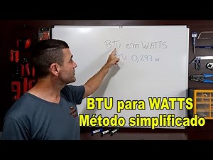 How to Convert BTU to WATTS - Simplified Method.