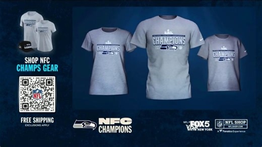 NFL Shop TV Spot, '2026 NFC Champions: Seattle Seahawks'