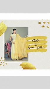5.7K views · 14 reactions | White & yellow gown with bandhej silk dupatta. Book now @asin boutique 9267951520 | Asin Boutique | Facebook
