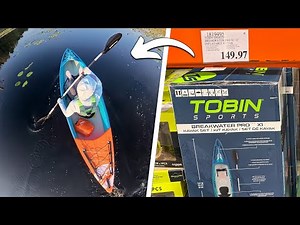 Trying the Tobin Sports Inflatable Kayak from Costco!