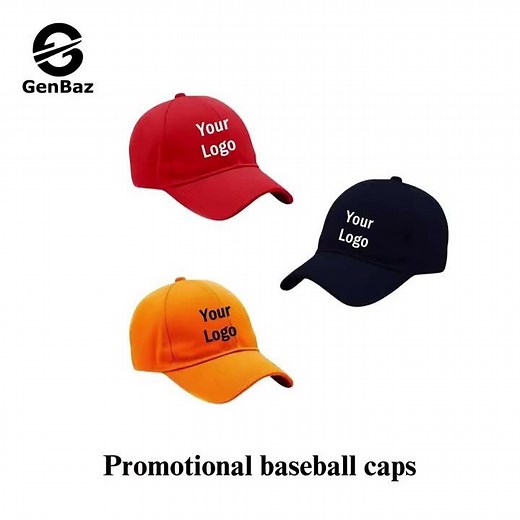 Showcase your brand in style with custom promotional baseball caps by GenBaz 🎯.