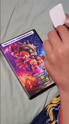 The Super Mario Bros Movie DVD Unboxing