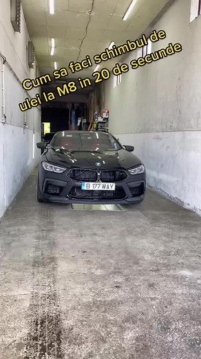DIY Oil Change for BMW M8 Competition in 20 Seconds