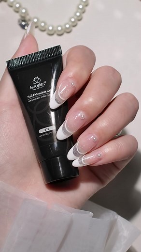 Poly Gel Wedding Nail Inspiration