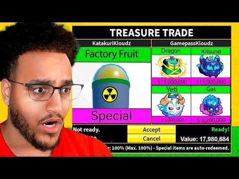 Trading Factory Fruits For 48 Hours in Blox Fruits
