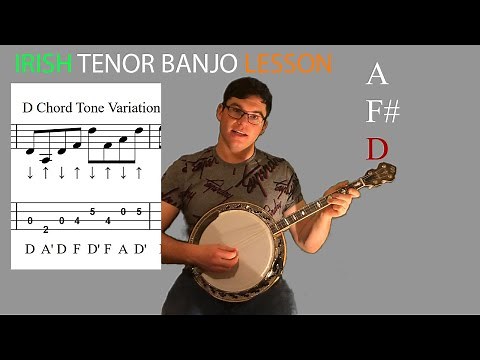 Irish Tenor Banjo Lesson - The Galway Hornpipe - Chord Tone Variations