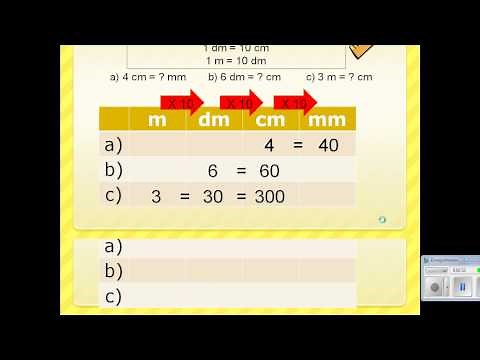 La mesure : convertir les unités