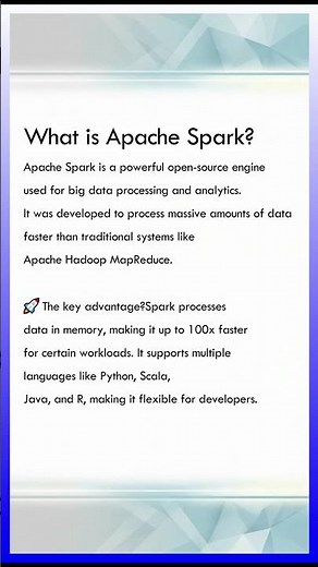 What is Apache Spark? Explained in 60 Seconds 🔥