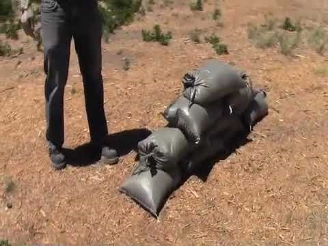 Filling and Installing sand bags