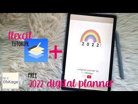 flexcil tutorial for android users + FREE 2022 digital planner