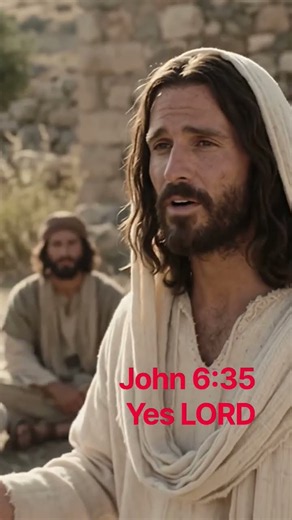 John 6:35 In jesus,our soul finds true peace and satisfaction .#bible #belivers