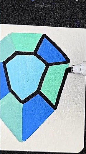 How to draw a diamond | Diamond drawing tricks for beginners