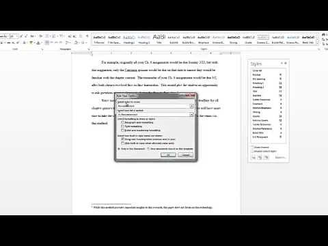 How to modify the Footnote Text style