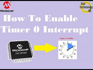 Microcontroller PIC16F887 Video 38 How To Enable Timer 0 Interrupt
