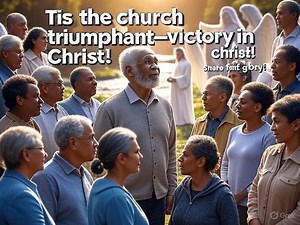 Tis the church triumphant—victory in Christ! 🙌 Share this glory! #ChurchTriumphant #ChristianMusic #Worship #VictoryInChrist #FaithCommunity #HymnOfGlory #EternalChurch #ThursdayWorship | SAF Hymns & Worship