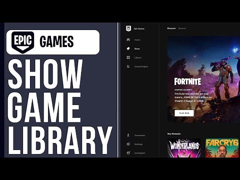 How to Show Game Library on Epic Games (2025)