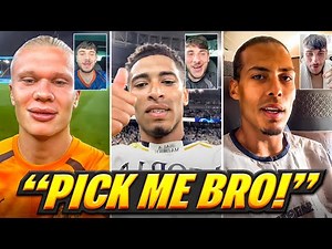 11x Footballers Decide My Team!