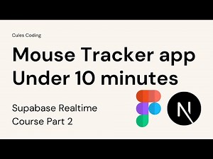 Mouse Tracker App like figma with Nextjs & Supabase | Broadcast | Supbase Realtime Course Part 2 🖱️
