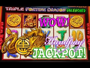 TRIPLE FORTUNE DRAGON UNLEASHED HANDPAY JACKPOT!🤑 EPIC SESSION!🐉
