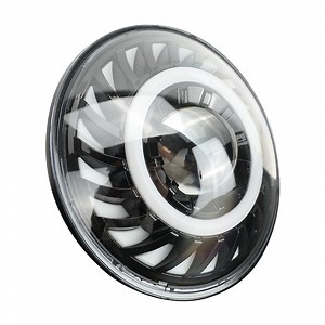 7" RGB 3D LED Lens Halo Rotating Series Headlights with Turn Signal for 1997-2018 Jeep Wrangler TJ LJ JK JKU(2pcs/set)