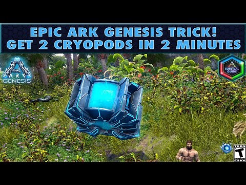 Epic Ark Genesis Trick! Get 2 Cryopods in The First 2 Minutes!