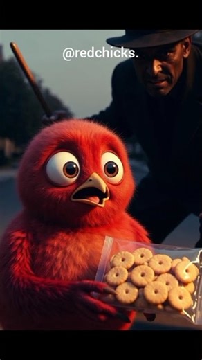 A Cute Red Chick Pick up Of The Biskits. #redchicks.