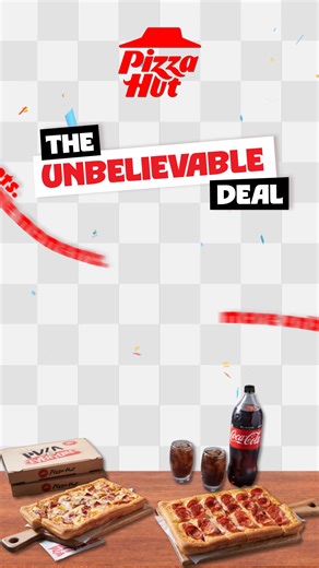 25 reactions | Who needs Monday blues when you can have 2 Large Pizzas + a FREE 1.5L Coke?  Less Mondays, more unbelievable moments. Pull up in-store and dig in before it’s gone. #PizzaHut #UnbelievableDeals #pizzaplug #huthookup | Pizza Hut - Gauteng | Facebook