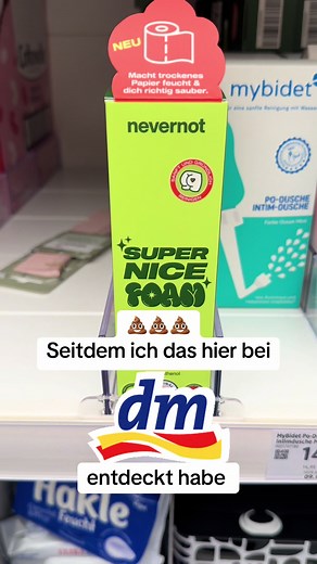 Bist du Team trockenes oder feuchtes Toipa? Schreibe mal in die Kommis ❤️ #nevernot #toilettenpapier #supernicefoam