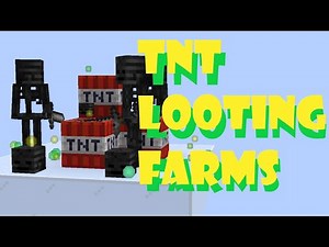 AFK TNT based Mob-Farms with Looting III - Minecraft
