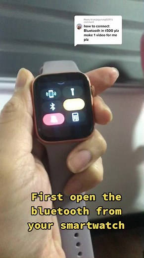 Reply to @pujagurung025 sorry super late po. I hope this helps ☺️🥰 #smartwatch #bluetoothconnection #tutorial #fyp
