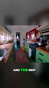 Erika & Clint converted a 1977 Crown bus a gorgeous, creative tiny home. Their kitchen is a great example. Watch the full tour: https://youtu.be/b_WL7srMKwo?si=tXkN6oY_7QpNmOok 👀 🚌🏡🧱✨ One of their favorite design features is the LEGO backsplash. It’s made from a whopping 3,400 pieces of LEGO sourced from dealers around the US. Not only does it look cool, it’s lightweight and easy to clean.👨‍🍳🍳To create extra workspace, they added a flip-up leaf at the end of their countertop. This creates