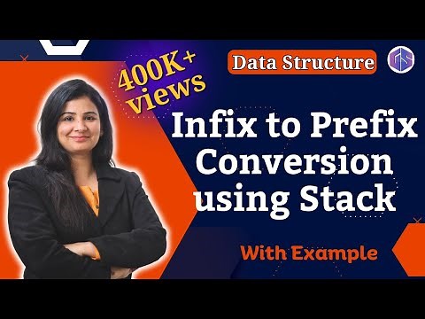 Lec-39: Infix to Prefix conversion using Stack | Data Structure