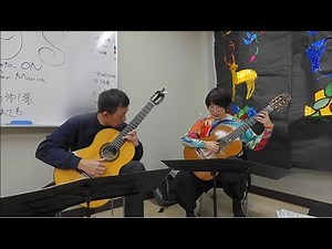 莉燦馮「紫陽花」（クラシックギター2重奏）/AJISAI for guitar duo (LI Canfeng)