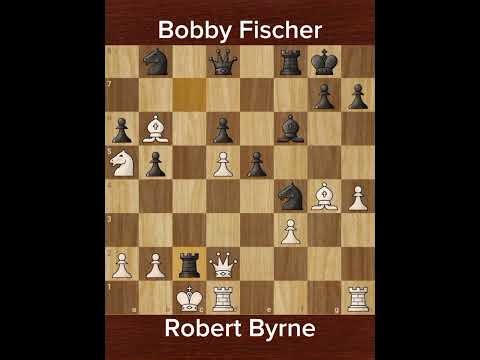 Bobby Fischer vs. Robert Byrne (1971) | Fischer Played Like a Machine