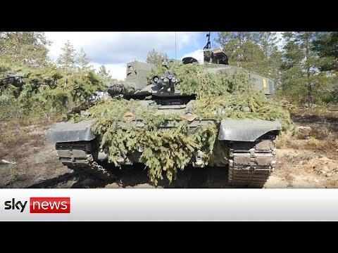 Ukraine War: Hidden tanks near the front line