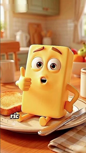 Stop! I’m Not Just Butter 🧈 | Talking Butter Animation | Pixar Style Short