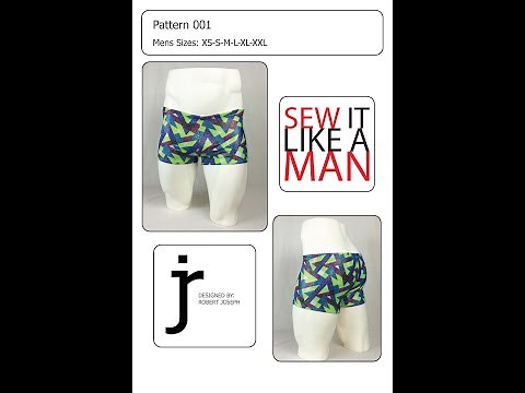 UPDATED! 001 SQUARECUT SWIM TRUNK SEWING TUTORIAL