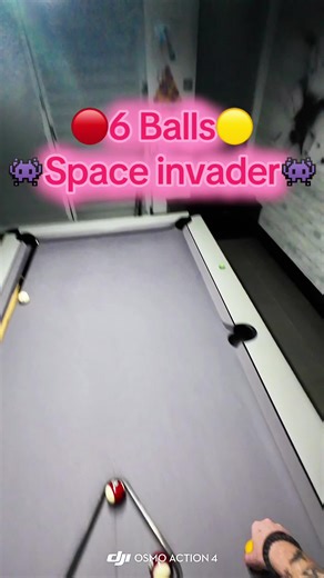6 Balls Pool Game Inspired by Space Invaders