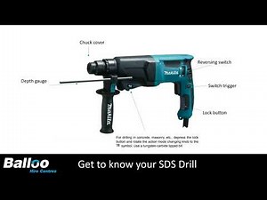How to use a Makita SDS Rotary Hammer Drill