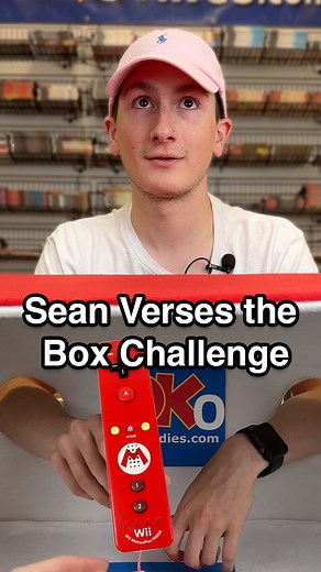 Sean Verses the Box Challenge . Sean sat down to take on the box challenge! Can he guess all of the retro gaming items we give him? Watch to find out! . . . #retrogaming #retrogames #smallbusiness #videogames #vintagegames #childhoodgames #classicgames #nintendo #wii #princesspeach #nostalgia #dkoldies | DKOldies.com