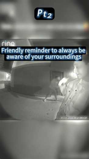 Just a friendly reminder to know what’s going on around you! What didn’t get caught on camera was this guy trying to get me out of our car after walking away in the first clip!