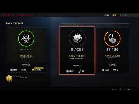 COD BO4 Zombies IX contract