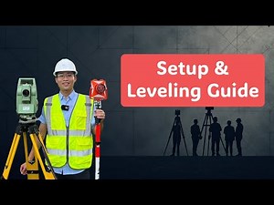 📏 Construction Surveying #1: How to Set Up & Level a Surveying Instrument | Beginner's Guide