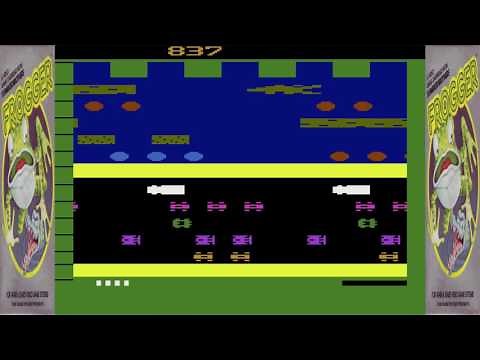 Frogger (Atari 2600) Gameplay