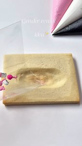 A sweet idea for a gender reveal! Customize it with your favorite surprise inside.✨💖 (Recipes and cookie cutters available in my link in bio.) #cookiedecorating #gender #genderreveal #idea #pregancy | thelucky.cookie