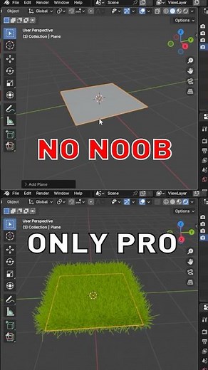 Blender Grass Tutorial 2026 | NO NOOB Only PRO Method 🌱 #blender #tutorial #blender3d #cgi #graphic