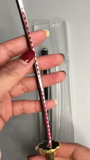 Unboxing Demon Slayer Anime peripheral Yoriichi Tsugikuni Alloy Nichirin Sword Model