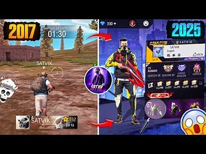 FREE FIRE PLAYERS 2017 VS 2025⚡| Searching 2017 Old Players Id in 2025 | @satvik