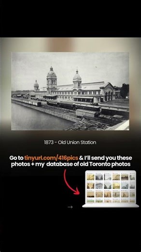 Here’s what Toronto looked like in the 1800s. It had architecture that rivalled European Cities.
