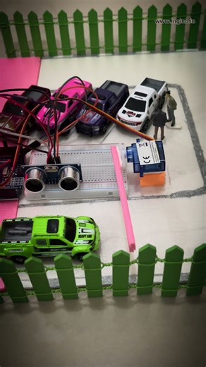 Smart Barrier Gate for Parking Control🚗🅿#arduino #arduinobeginner #servomotor #inginolittleengineer
